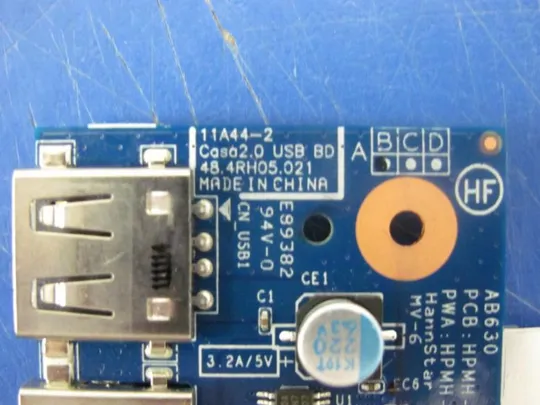 №302-16 USB плата 48.4RH05.021 для HP Pavilion DV6 DV6 6000 оригінал З аукціону