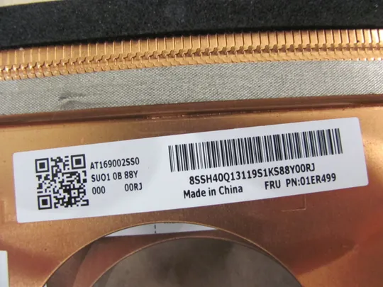650-13 термотрубка охолодження AT169002DT0 01ER497 01ER499 для Lenovo Thinkpad T480 T470 A485 A475 оригінал Де купити