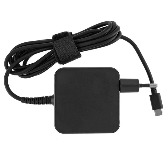Блок живлення для ноутбука LENOVO TYPE-C 45W, квадратний, black З аукціону
