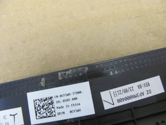 номер1003-4 рамка матриці matrix frame Окантовка дисплея Рамка екрана Корпус 0CF5WV AP3MN000400 для Dell Precision 17 7780 7770 оригінал Де купити