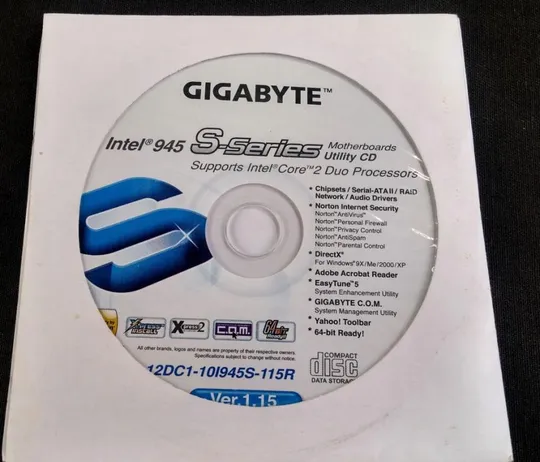 DVD, CD диск с драйверами для материнских плат ASUS B85M, P8H67 и GigaByte 945, 955, 965 и др. Продаж