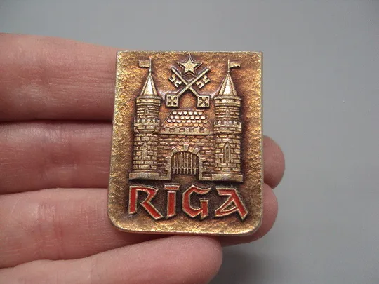 Купити Знак Riga Прибалтика Рига замок крепость ключ башня архитектура Латвия №16986
