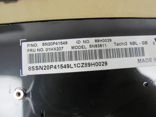 760-2 клавіатура робоча 01HX207 01HX145 01HX185 01ER506 01EN934 для Lenovo ThinkPad T570 T580 P51s P52s оригінал Інтернет-аукціон