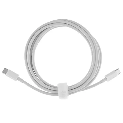фото, Блок живлення для ноутбука APPLE TYPE-C 96W, White (з кабелем TYPE-C та перехідником!) (A2166)