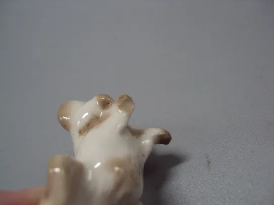 Фигура фарфор миниатюра статуэтка ЛФЗ собака щенок пекинес собачка 3,5 см (скол на лапе) №15505 Характеристики