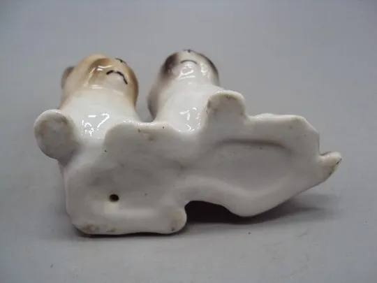 Фигура фарфор собачки щенки корги миниатюра собаки Вельш-корги-пемброк высота 17,4 см №14201 Недорого