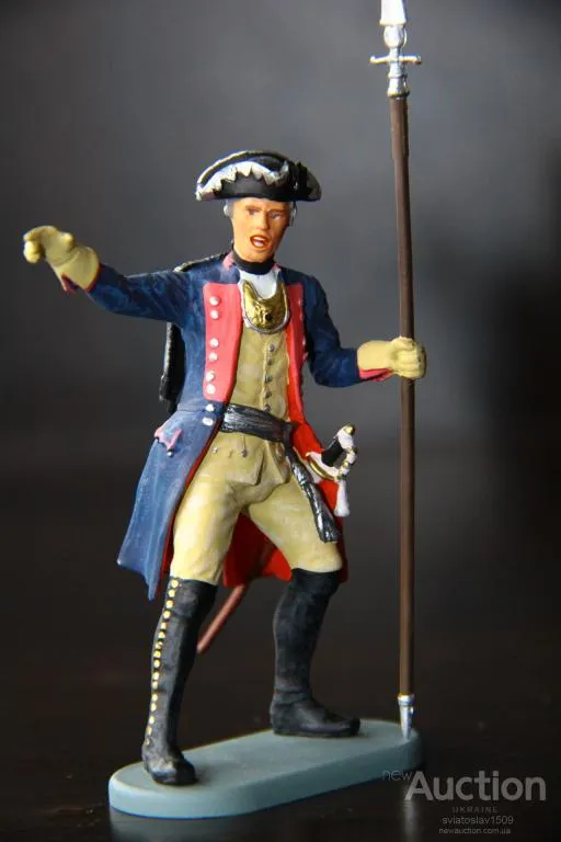 американец пруссак ОФИЦЕР PREISER ELASTOLIN 70мм ФРГ №541133 Продаж