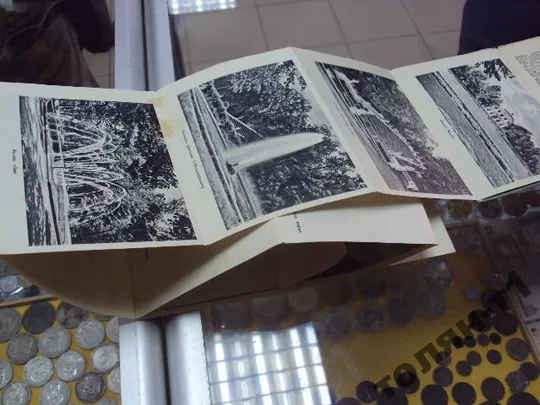 набор гармошка раскладной открыток петродворец 1959 величко 32 шт №7587 Недорого