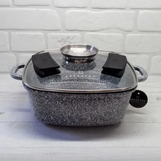 Кастрюля с крышкой Edenberg EB-3975 28х28 см 6.5 л Ціна