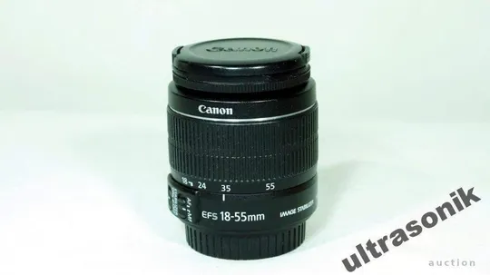 Об&#039;єктив Canon EF-S Canon Zoom Lens EF-S 18-55mm 1:3.5-5.6 III Ф58mm Вживане Ціна