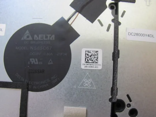 номер0977-14 система охолодження Кулер Охолоджувальний блок Охолоджувальна система Кулери та системи охолодження Охолодження материнської плати cooling system AT3MM005ZAL 028WXW для DELL Precision 7670  оригінал Продаж