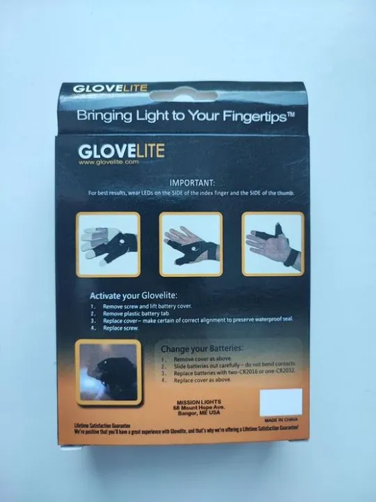 Купити Рукавичка ліхтар glove light з вбудованим ліхтариком