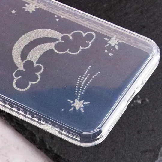 TPU+Glass чехол Aurora Space для Apple iPhone XS Max (6.5") З аукціону