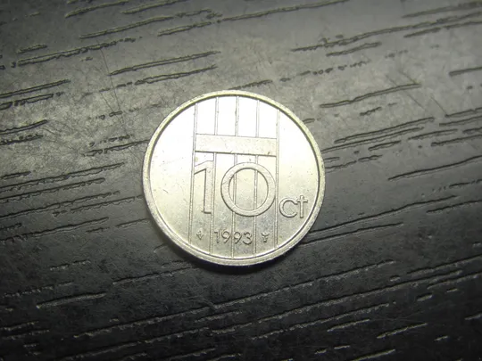 10 центів 1993 Нідерланди Ціна