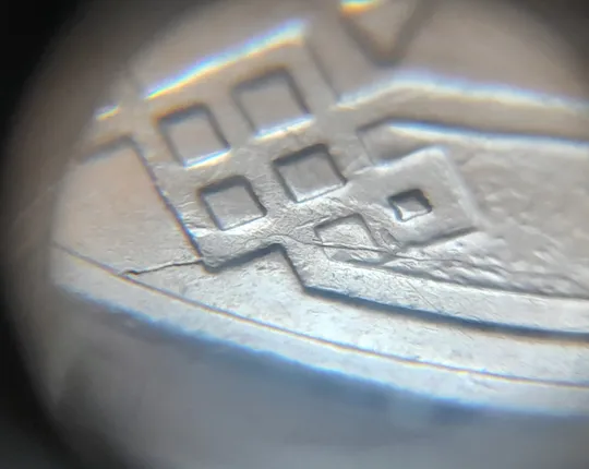 (6259) 1 гривня 2005 гарні розколи на аверсі(1 гривна 2005 брак) Де купити