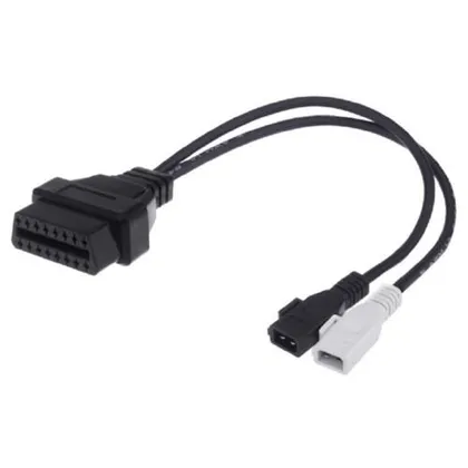 фото, Переходник с OBD2 16pin мама на VAG 2x2pin 2+2pin VW AUDI папа