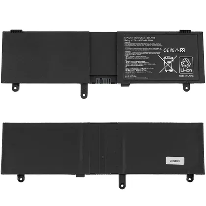 фото, Батарея для ноутбука ASUS C41-N550 (N550JA, N550LF, N550JK, N550JV, G550JK, Q550LF) 15V 4000mAh 59Wh Black