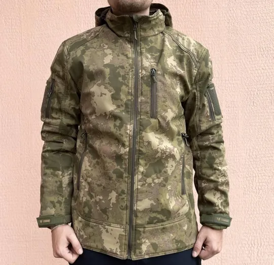 Купити Куртка мужская тактическая Мультикам Combat Турция Софтшел Soft-Shell ВСУ (ЗСУ) 8067 S