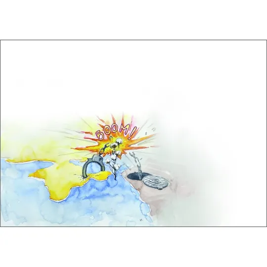 Аркуш «Кримський міст на біс!» + конверт + картка З аукціону