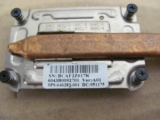 номер0340-28 термотрубка охолодження 6043B0092701 646283-001 для  HP ProBook 4530s, 4730s система охолодження Охолоджувальна система Кулери та системи охолодження Охолодження материнської плати cooling system Кулер Охолоджувальний блок радіатор  оригінал З аукціону