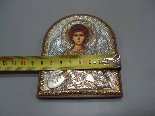 Икона настольная Святой ангел хранитель иконка серебро Laminato Ag Италия 10,5 х 8,3 см №13632 Характеристики
