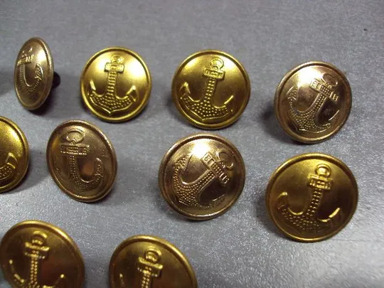 милитария пуговица вмф ссср 22 мм якорь 70-е лот 14 шт №2498 Недорого