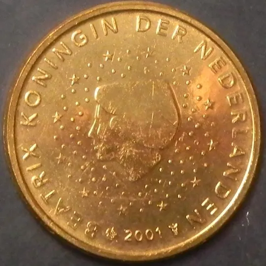 2 євроценти 2001 Нідерланди UNC Ціна