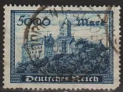 1923 - Німеччина - Замок Вартбург Mi.261 _4,0 € Ціна