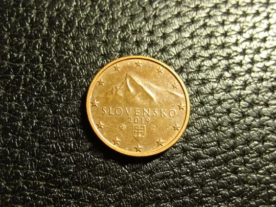 1 євроцент 2019 Словаччина Ціна