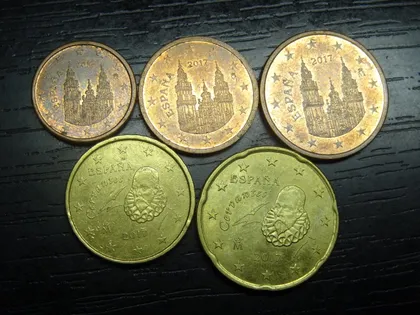 фото, Комплект євромонет Іспанії 2017 (Король Філіп VI)