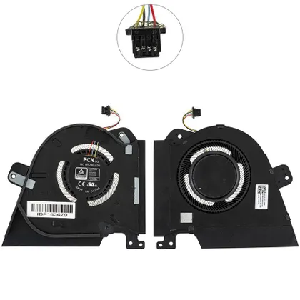 фото, Оригінальний вентилятор для ноутбука ASUS (GX551 series), 12V, (CPU FAN), (13NR04N0P02011)