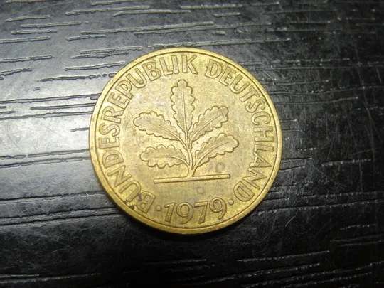 Купити 10 пфенігів ФРН 1979 F