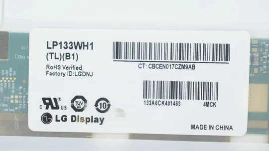 Матриця 13.3 LP133WH1-TLB1 (1366*768, 40pin, LED, NORMAL, глянець, роз&#039;єм праворуч знизу) для ноутбука Ціна