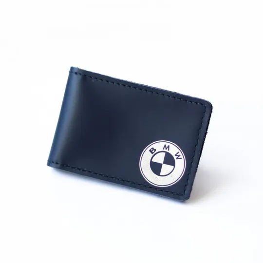 Обкладинка для автодокументів &#039;BMW&#039;&#039; синя з сріблом Ціна
