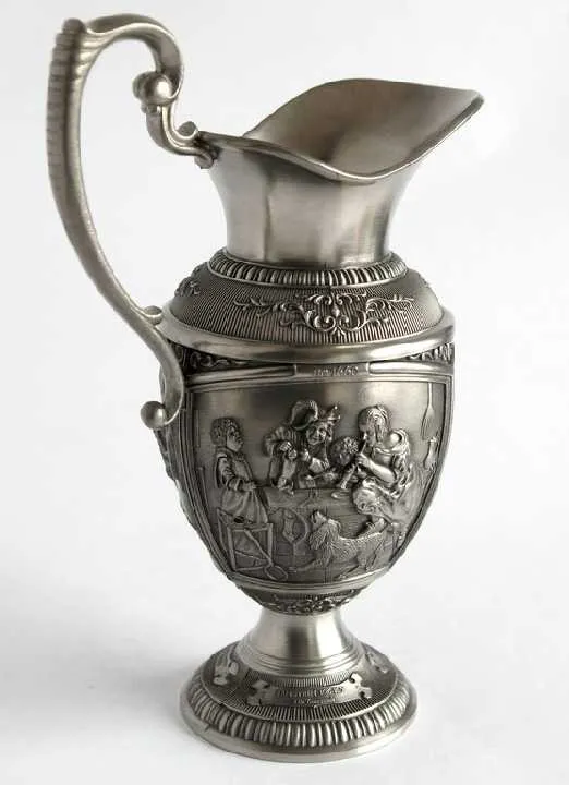 Олов'яний глечик кувшин Шедеври живопису 600 мл №2 Germany Де купити