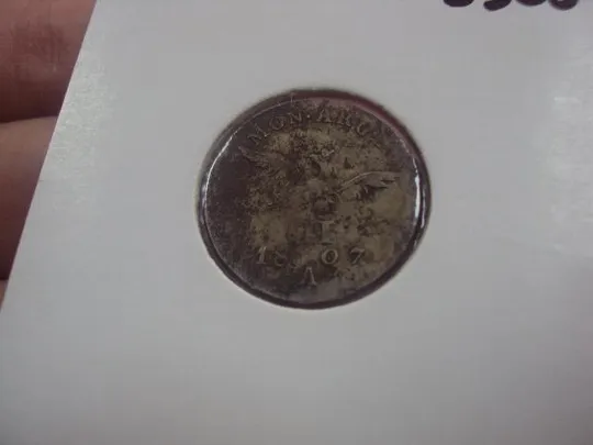 монета польша 3 гроша Фридрих III Пруссия 1807 А серебро №328 Продаж