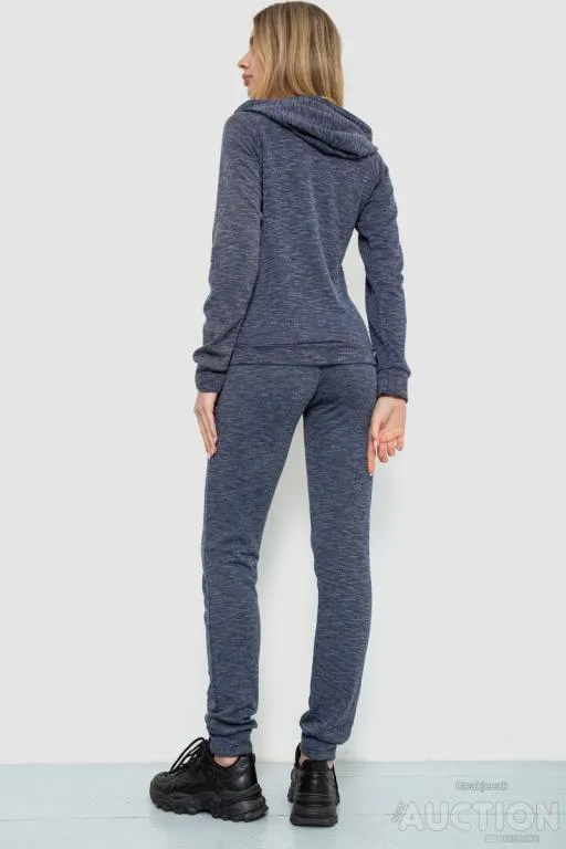 Спорт костюм женский, цвет темно-синий, 244R0001-1 Продаж