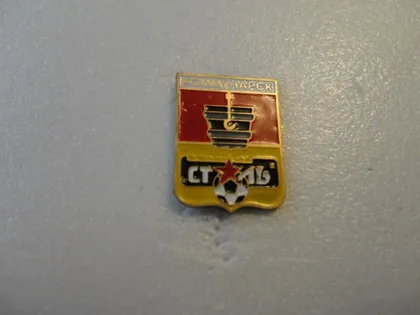 фото, Футбол. Значок ФК Сталь Коммунарск, Луганская область Украина .