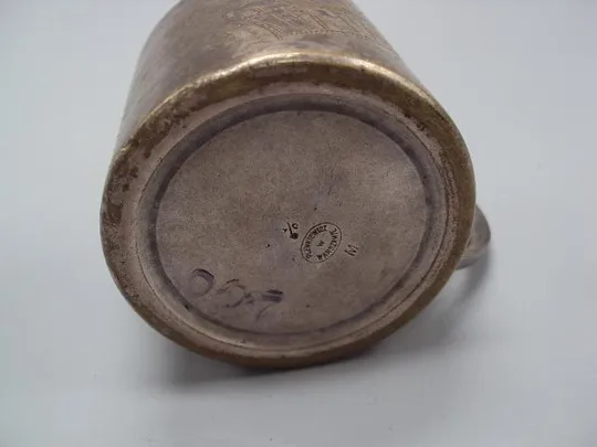 Подстаканник на память Варшава листья plewkiewicz w warszawie высота 5,9 см, диаметр 6,6 см №13655 Інтернет-аукціон