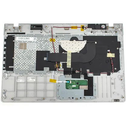 фото, Клавіатура для ноутбука SAMSUNG (QX510, QX511 Keyboard+Touchpad+передня панель) rus, black