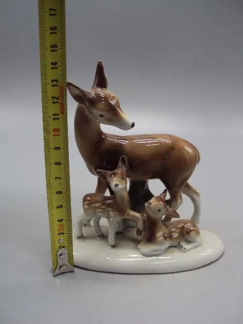 Купити Фигура фарфор Германия GH co Grafenthal олени статуэтка олениха с оленятами высота 14,3 см №14204