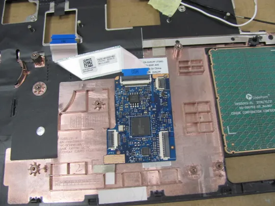 номер0972-3 Кришка панель палмрест тачпад 0VN1PF  для Dell Precision 7550 7560  оригінал в Україні