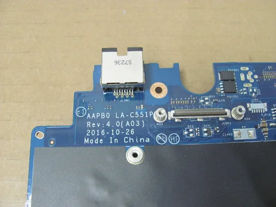номер0908-4 материнська плата AAPB0 LA-C551P SR2FU i7-6820HQ для DELL Precision 17 7710 M7710  оригінал З аукціону