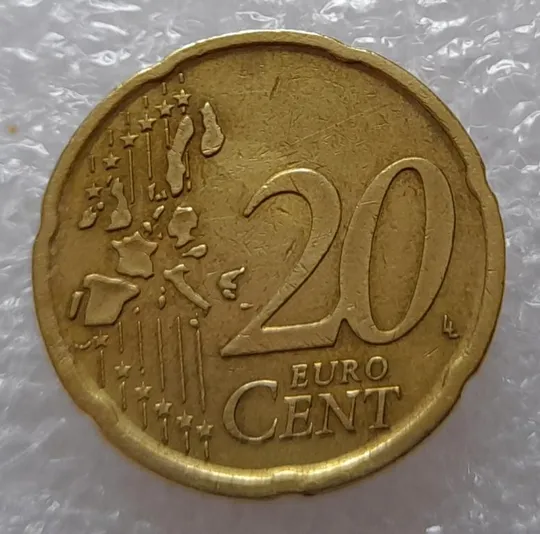 Купити (2323) 20 євроцентів 1999 Іспанія (20 евроцентов 1999 Испания, Сервантес)