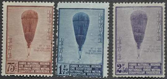 Бельгия Воздушный шар Стратосфера 1932 Ціна