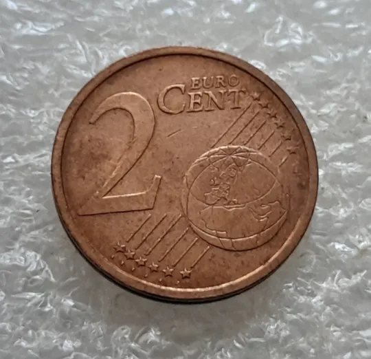 (6887) 2 євроценти 2002 Італія (2 евроцента 2002 Италия) З аукціону