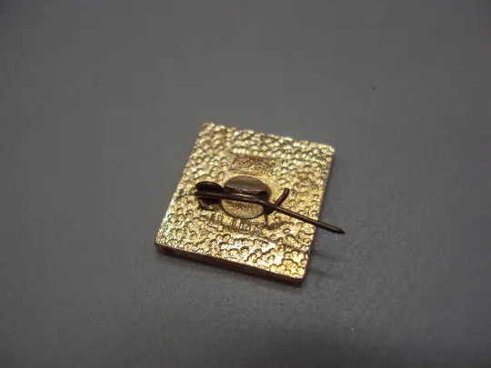 Знак ленин портрет профиль на красном фоне квадрат ссср №17366 З аукціону