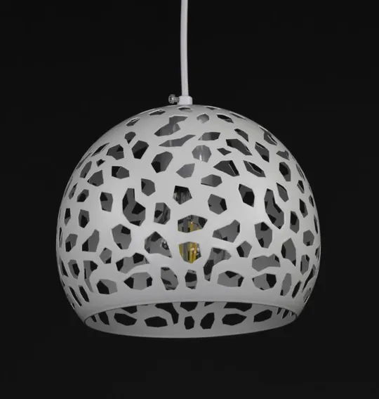 Люстра подвесная на 1 лампочку 27802 Белый 25-200х20х20 см. Інтернет-аукціон