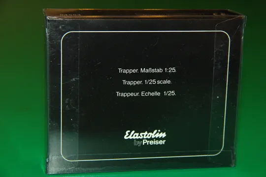 ТРАПЕР З ПІСТОЛЕТОМ №54554 траппер ELASTOLIN PREISER 70мм ФРГ в упаковці З аукціону