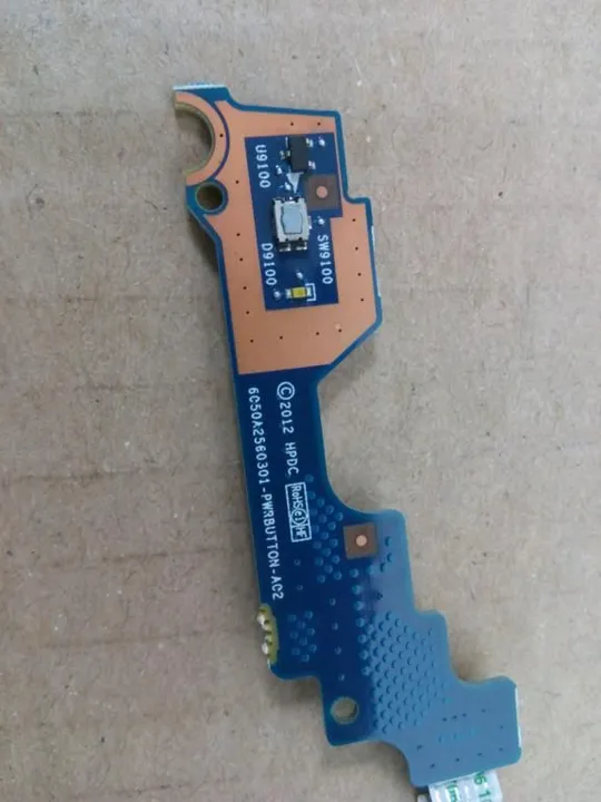 номер0920-5 плата кнопки вкл Кнопковий модуль Плата управління кнопками Плата кнопки живлення Laptop Power button board 6050A2560301 6035B0102801 для HP EliteBook 840 740 745 G1 G2 ZBOOK 14 G2 оригінал З аукціону